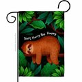 Patio Trasero Dont Hurry Animals Wildlife 13 x 18.5 in. Double-Sided Decorative Vertical Garden Flags for PA3903173